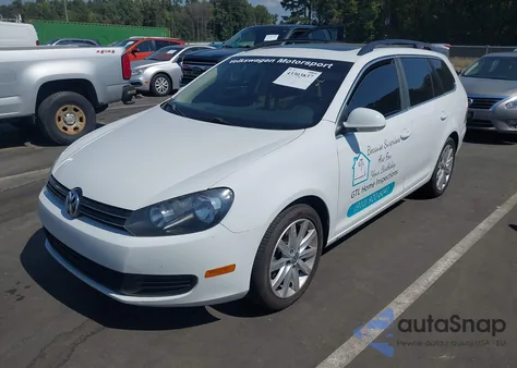 2014 Volkswagen Jetta Sportwagen 2.0L Tdi z USA, uszkodzony, nr VIN 3VWPL7AJXEM616411